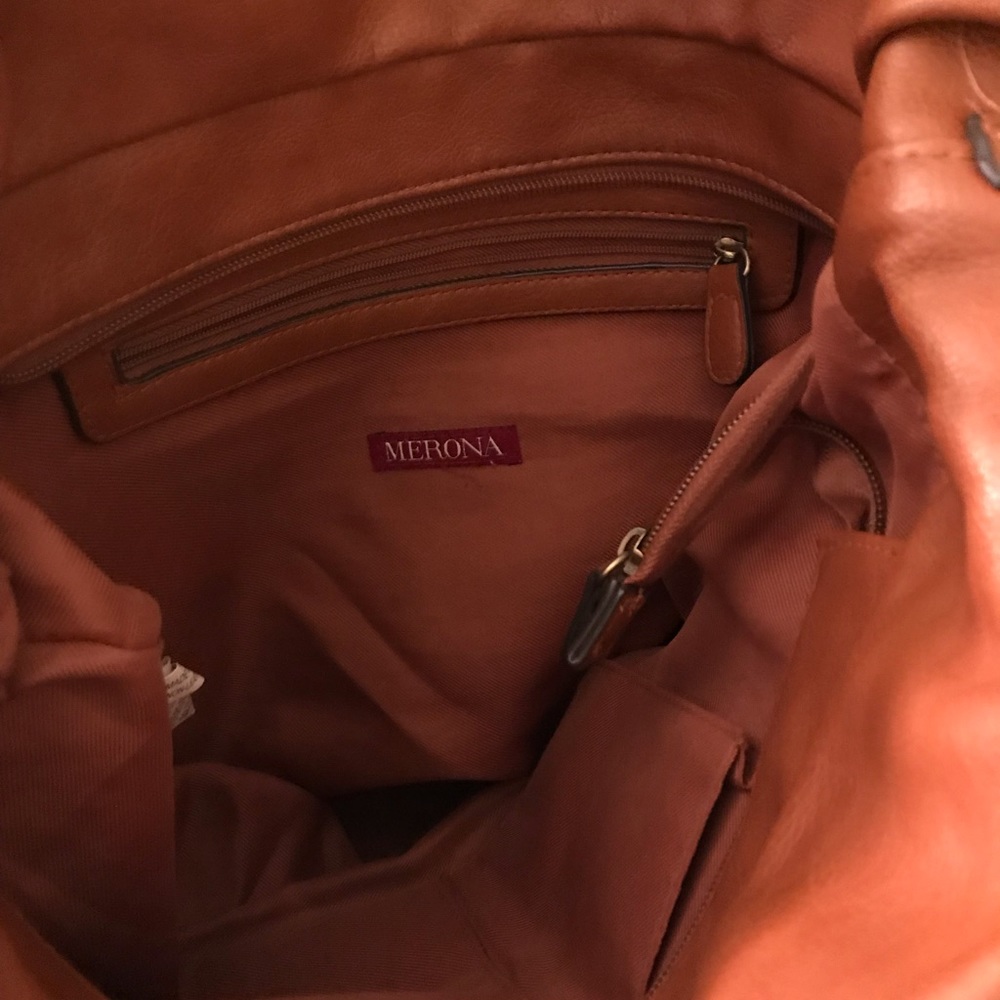 Merona tote bag with long strap